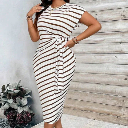 🥳2026 HOT SALE 50% OFF! 🥳💞50K+ SOLD!🌸Women's Knot Bodycon Dress – Leopard print, tummy-flattering knot. Comfy & chic for parties or date nights. Feel gorgeous. ✨🌹