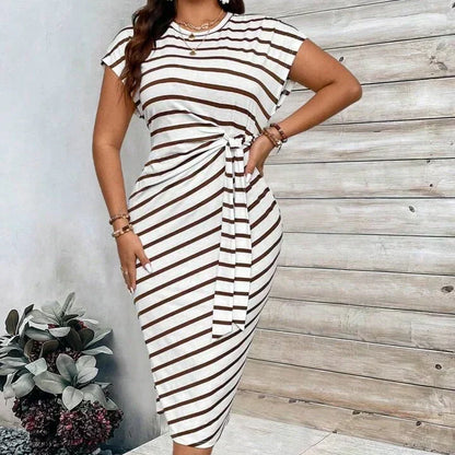🥳2026 HOT SALE 50% OFF! 🥳💞50K+ SOLD!🌸Women's Knot Bodycon Dress – Leopard print, tummy-flattering knot. Comfy & chic for parties or date nights. Feel gorgeous. ✨🌹