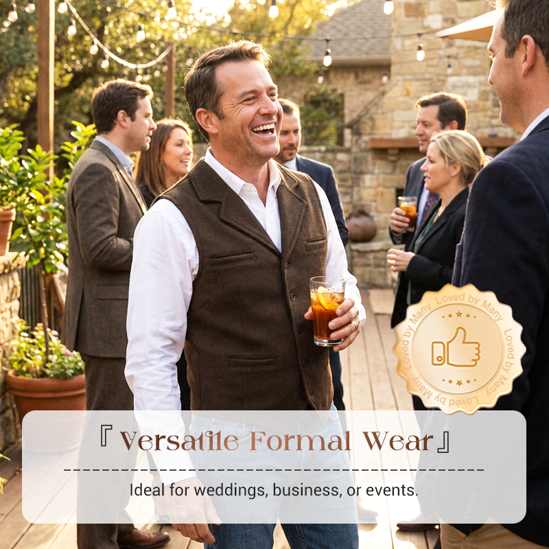 Men's Slim Fit Casual Business Vest