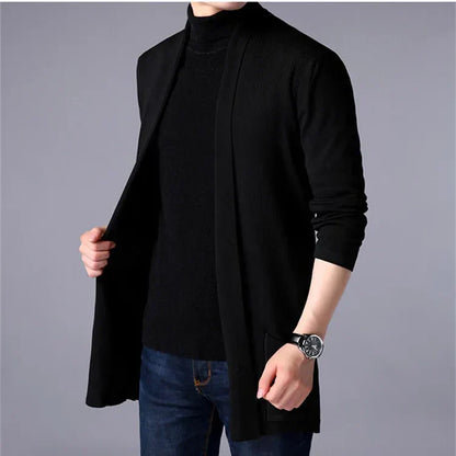🔥💝Best Gift For Him✨Men's Knit Long Cardigan Jacket