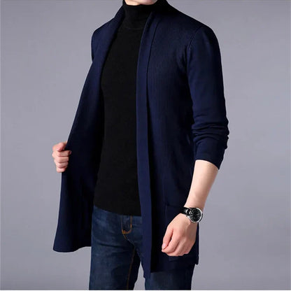 🔥💝Best Gift For Him✨Men's Knit Long Cardigan Jacket