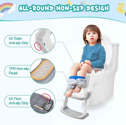 🔥✨Potty Training Toilet Seat with Ladder🧒A Must-have For Families With Children🚛Free Shipping