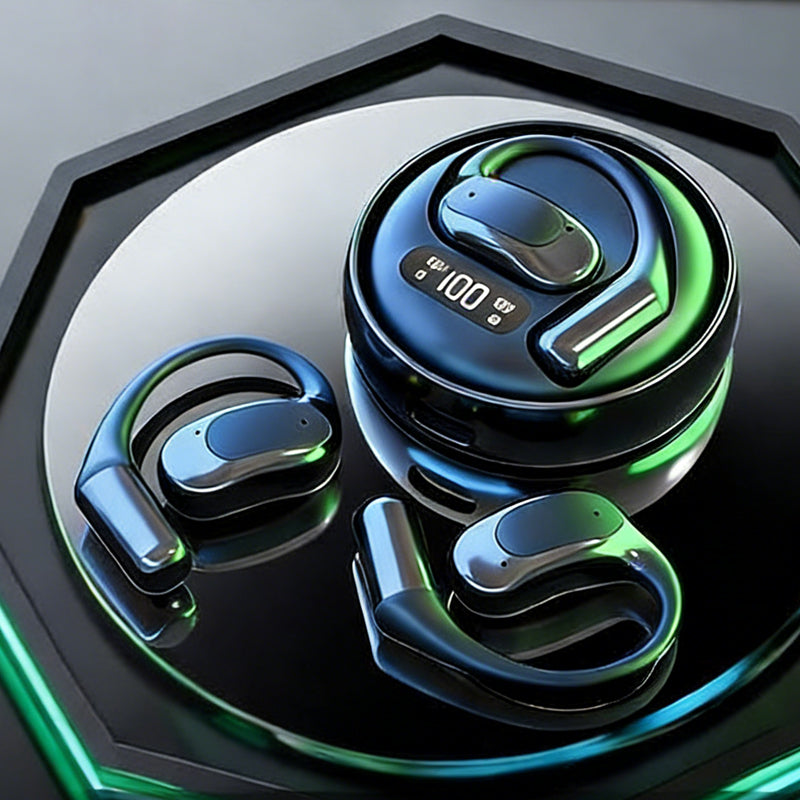 📢📢50% OFF !!!⏰Open-ear headphones with 72-hour battery life, secure fit for workouts and commutes ✨