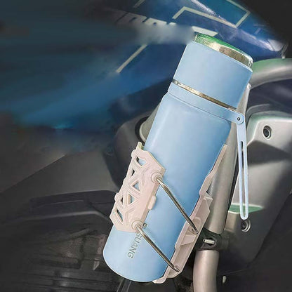 🏍️ 50% OFF NOW! 🥤 Self-Adjusting Motorcycle Cup Holder – Universal Mount, Vibration Dampening & Secure Hold 🔧