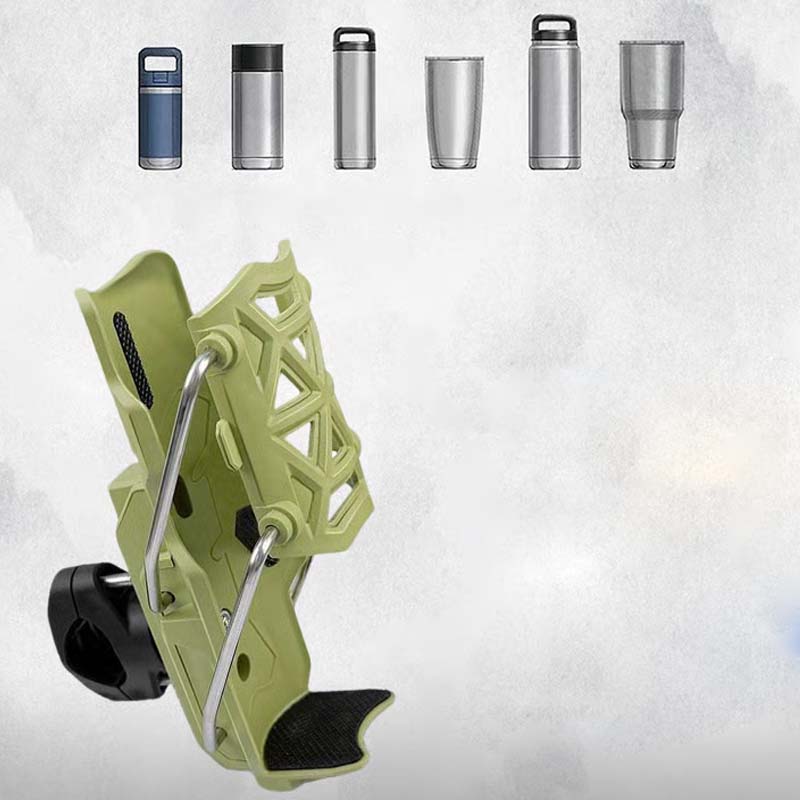 🏍️ 50% OFF NOW! 🥤 Self-Adjusting Motorcycle Cup Holder – Universal Mount, Vibration Dampening & Secure Hold 🔧