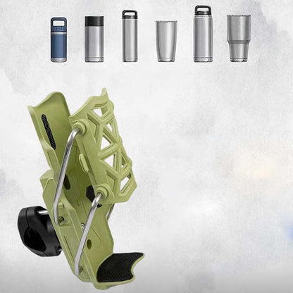 🏍️ 50% OFF NOW! 🥤 Self-Adjusting Motorcycle Cup Holder – Universal Mount, Vibration Dampening & Secure Hold 🔧