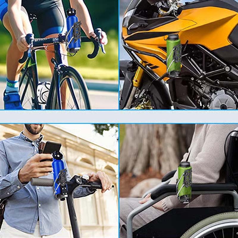 🏍️ 50% OFF NOW! 🥤 Self-Adjusting Motorcycle Cup Holder – Universal Mount, Vibration Dampening & Secure Hold 🔧