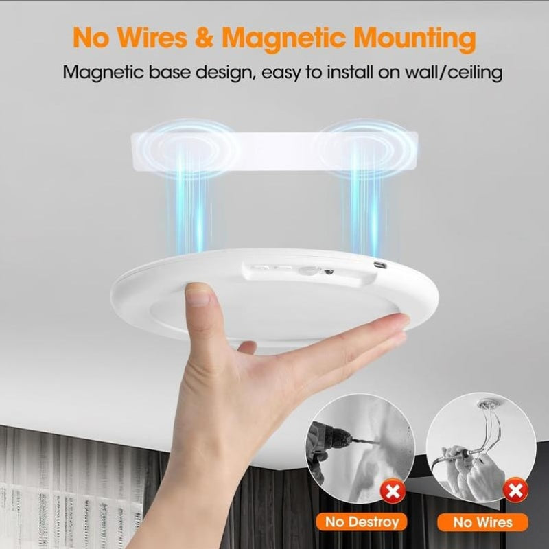 ✨Magnetic Motion Sensor Ceiling Light with Remote✨💡Easily Brighten Your Life
