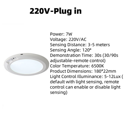 ✨Magnetic Motion Sensor Ceiling Light with Remote✨💡Easily Brighten Your Life