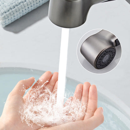 📢📢50% OFF!!⏰1 Hole Bathroom Faucet with Pull out Sprayer