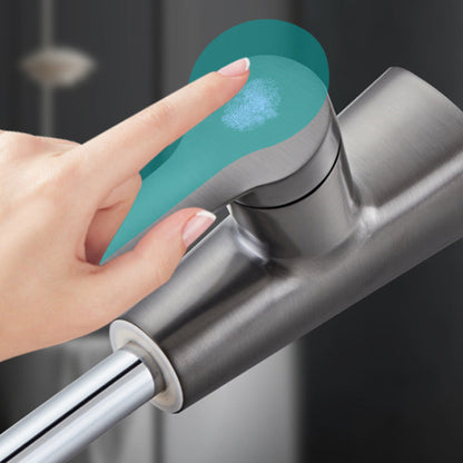 📢📢50% OFF!!⏰1 Hole Bathroom Faucet with Pull out Sprayer
