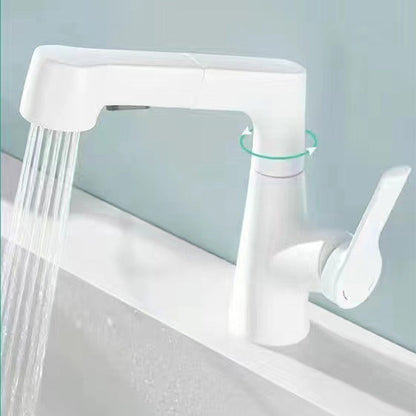 📢📢50% OFF!!⏰1 Hole Bathroom Faucet with Pull out Sprayer