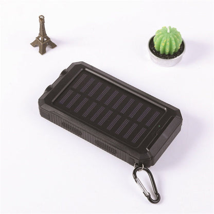 🔥10000mAh Portable Solar Power Bank, Solar Powered Charger with Dual LED Flashlights, Power Bank for Travel, Camping⚡