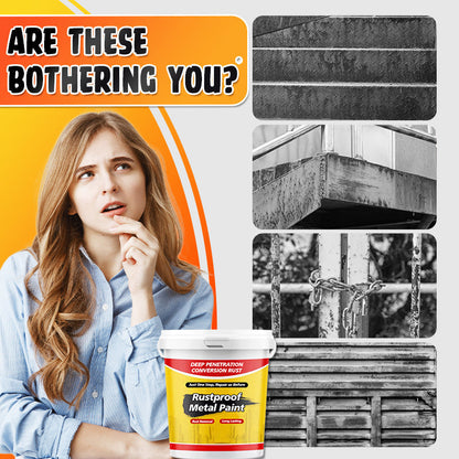 Rustproof Metal Paint|One tin covers 2.3m² |BUY 3 FREE SHIPPING