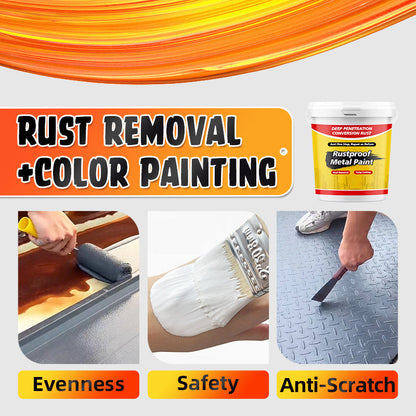 Rustproof Metal Paint|One tin covers 2.3m² |BUY 3 FREE SHIPPING