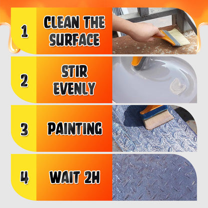 Rustproof Metal Paint|One tin covers 2.3m² |BUY 3 FREE SHIPPING