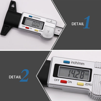 🔥Limited-time Offer Available Now!🚗Digital Car Tyre Tire Tread Depth Gauge Meter