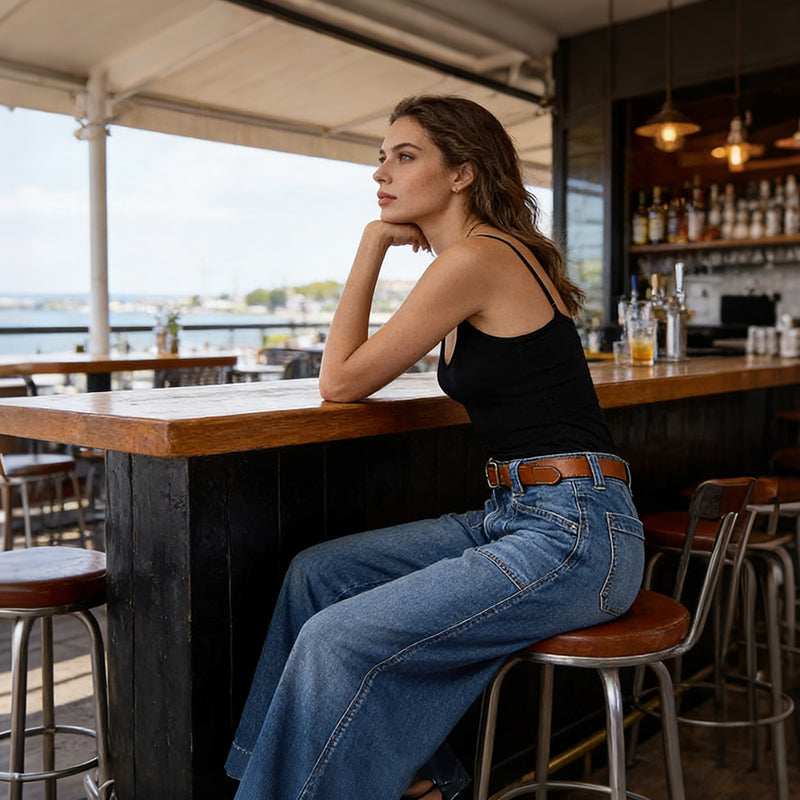 👖Neu eingetroffen – Superschnäppchen - 60% RABATT🔥🥳Über 50.000 Mal verkauft!💥High-Waist Weite Jeans für Damen
