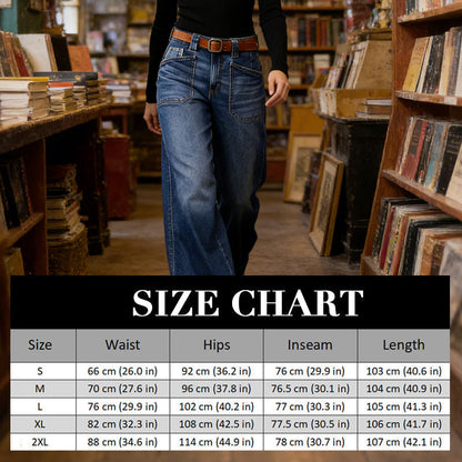 👖Neu eingetroffen – Superschnäppchen - 60% RABATT🔥🥳Über 50.000 Mal verkauft!💥High-Waist Weite Jeans für Damen