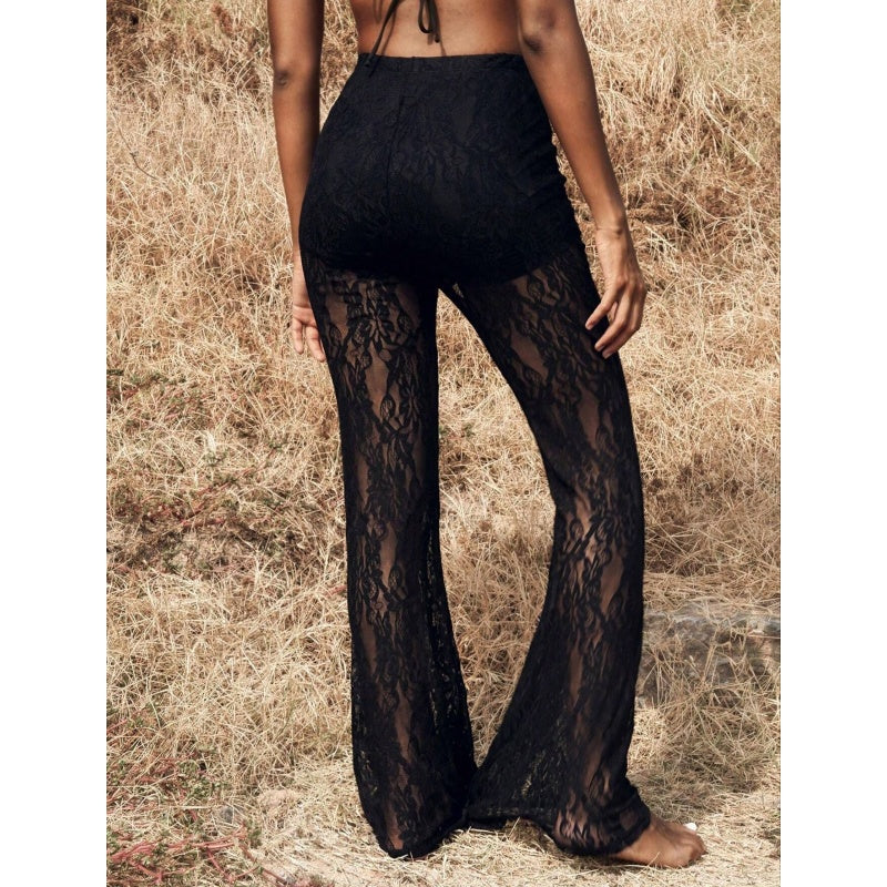 🥳2026 Bestseller🥳💞 Über 50.000 Mal verkauft! 💥👵👖 54% Rabatt! High-Waist Schlaghose mit Spitze – elegant und bequem, bauchfreundliches Design, elastischer Bund, leicht an- und auszuziehen. 🌸✨