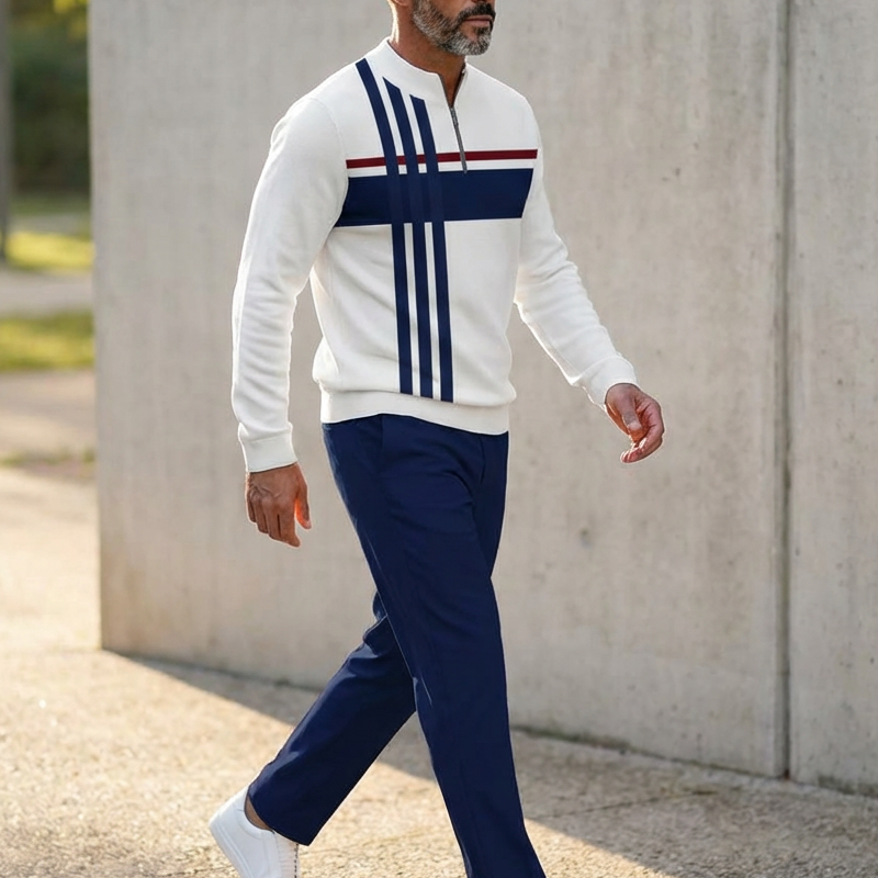 Men's Graphic Print Pullover & Pants Set ✈️Free Shipping