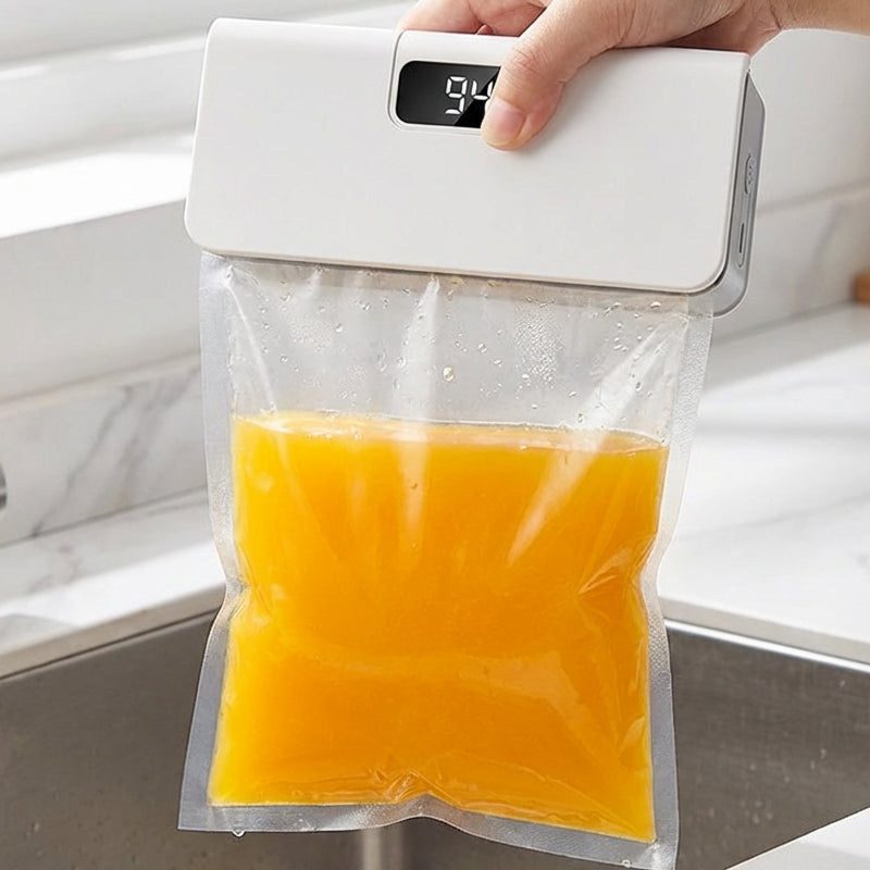 🥳2026 HOT SALE🥳💞50K+ SOLD!⏰⚡ 50% OFF! Rechargeable Bag Sealer – No batteries needed, USB-C charging. Magnetic back for fridge storage. 6 heat settings for any bag. Keeps food fresh longer. 🧊✨