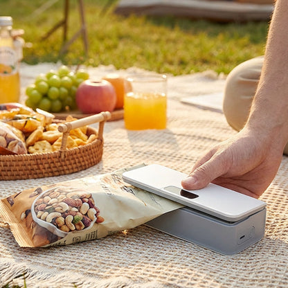 🥳2026 HOT SALE🥳💞50K+ SOLD!⏰⚡ 50% OFF! Rechargeable Bag Sealer – No batteries needed, USB-C charging. Magnetic back for fridge storage. 6 heat settings for any bag. Keeps food fresh longer. 🧊✨
