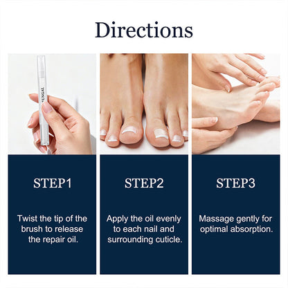 Toenail Fungus Treatment Pen for Damaged Nails 💅Easily Achieve Glossy Nails