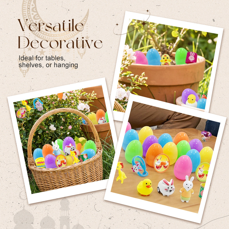 24 Pcs Pre-Filled Easter Eggs 🐰 Easter Fun Made Easy! 🎉