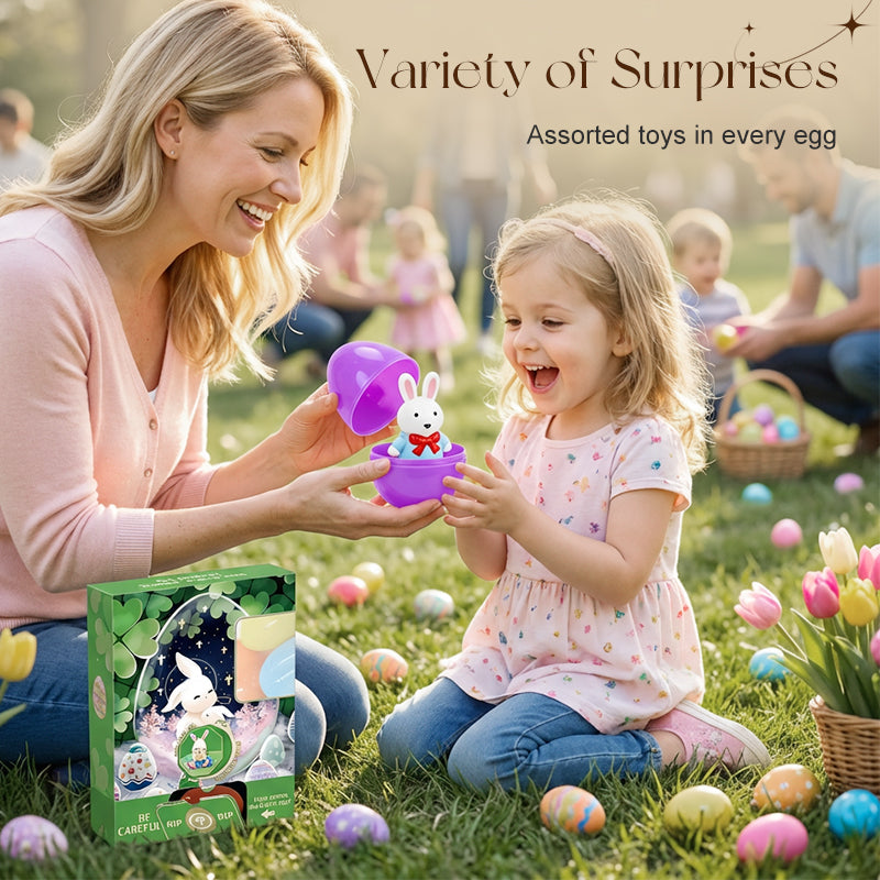 24 Pcs Pre-Filled Easter Eggs 🐰 Easter Fun Made Easy! 🎉