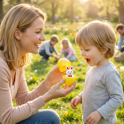 24 Pcs Pre-Filled Easter Eggs 🐰 Easter Fun Made Easy! 🎉