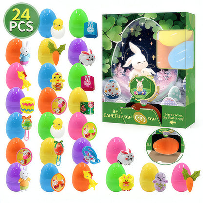 24 Pcs Pre-Filled Easter Eggs 🐰 Easter Fun Made Easy! 🎉