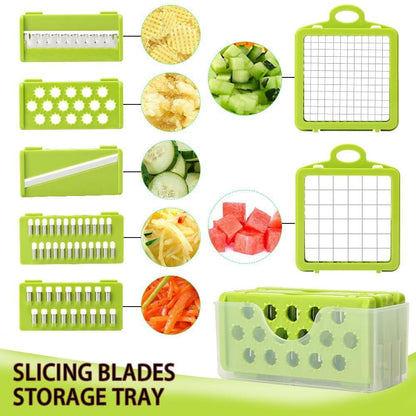 Multi-purpose Vegetable Cutter 🥔Cut Your Food Preparation Time In Half! 🍏