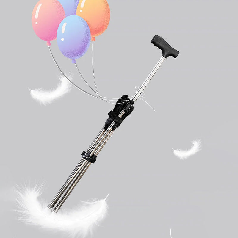 🦯2-in-1 Foldable Cane With Chair🌟 Freedom To Walk, Rest, And Explore With Ease!