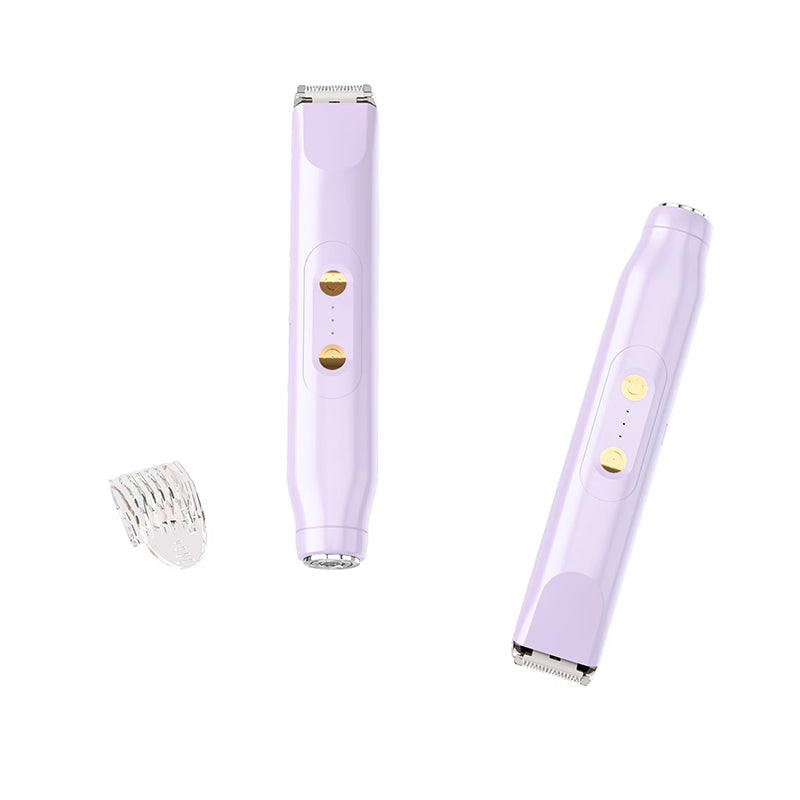 🚨 Rosa ist WEG!! SCHNELL HANDELN ⚡Bikini-Trimmer für Frauen, Elektrorasierer und Rasierer wiederaufladbar, 2-in-1-Körper- und Gesichtsepilierer, Achselhöhlen und Beine, IPX7 wasserdicht