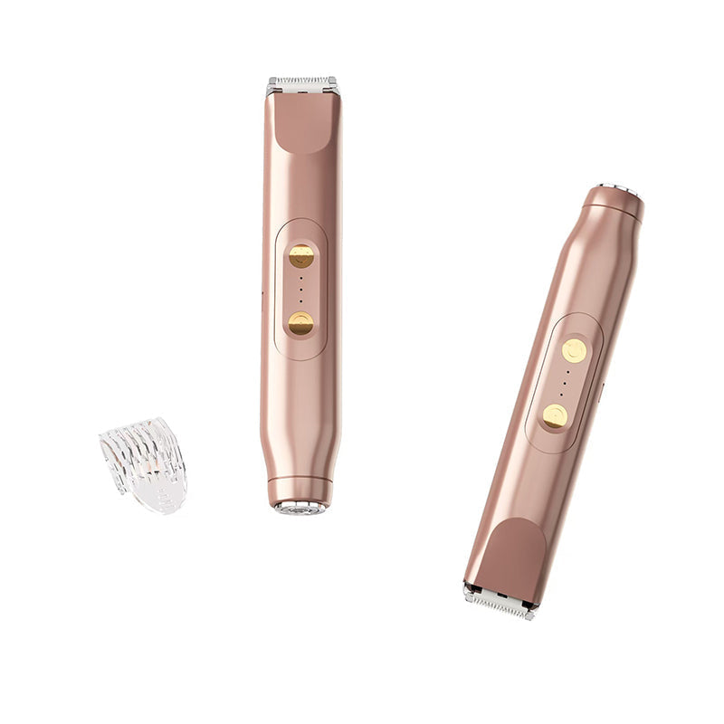 🚨 Rosa ist WEG!! SCHNELL HANDELN ⚡Bikini-Trimmer für Frauen, Elektrorasierer und Rasierer wiederaufladbar, 2-in-1-Körper- und Gesichtsepilierer, Achselhöhlen und Beine, IPX7 wasserdicht