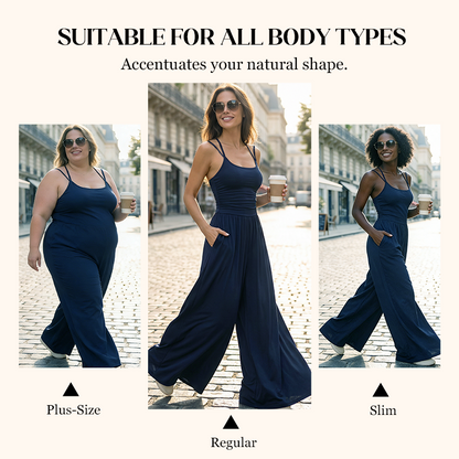 🔥2026 NEW SALES - 50% OFF🔥Women's Casual Spaghetti Strap Jumpsuit