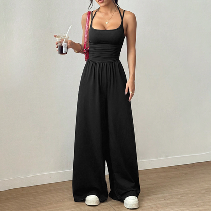 🔥2026 NEW SALES - 50% OFF🔥Women's Casual Spaghetti Strap Jumpsuit