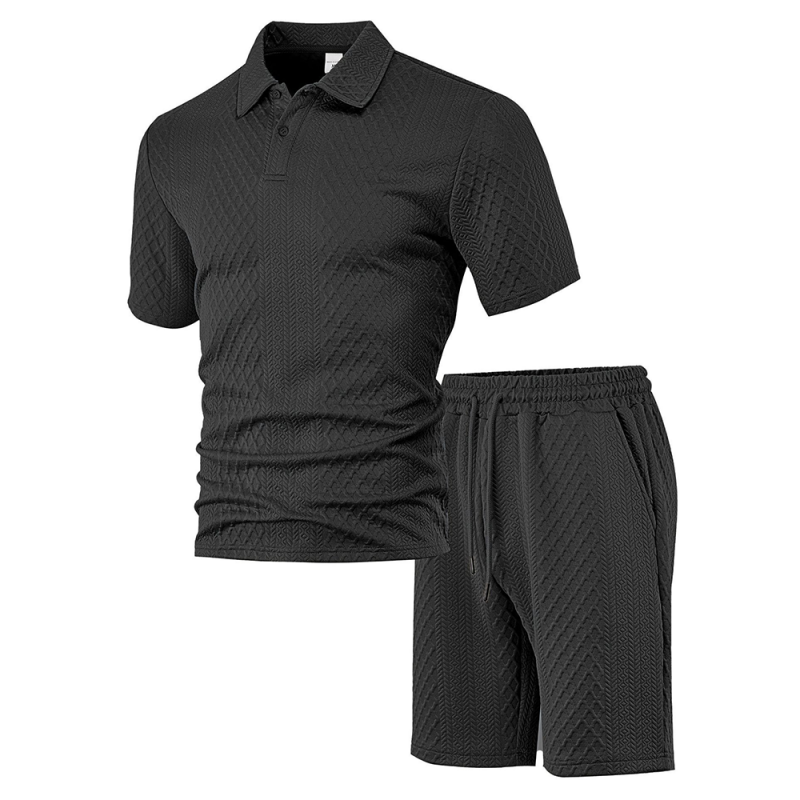 🥳HOT SALE—50% OFF! 🥳💞Men's Diamond Print 2-Piece Set – Ready in seconds! Soft, breathable top with easy shorts. No fuss, just style. Perfect for garden BBQs or coffee dates. ☀️👕