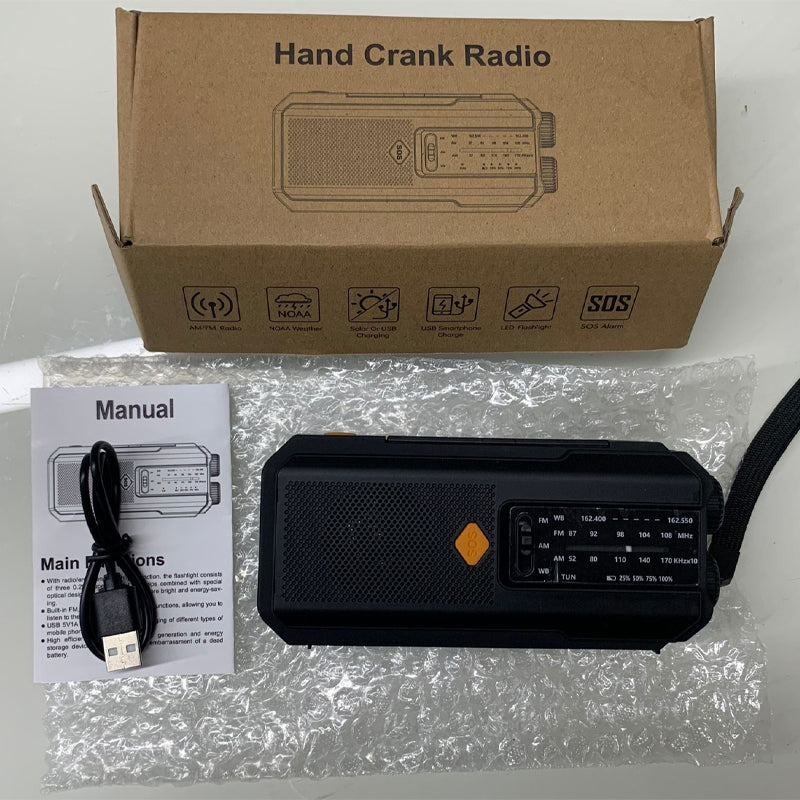🔥Limited Time Promotion 50% OFF🔥Solar Hand-Crank Emergency Weather Radio