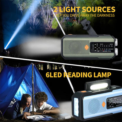 🔥Limited Time Promotion 50% OFF🔥Solar Hand-Crank Emergency Weather Radio
