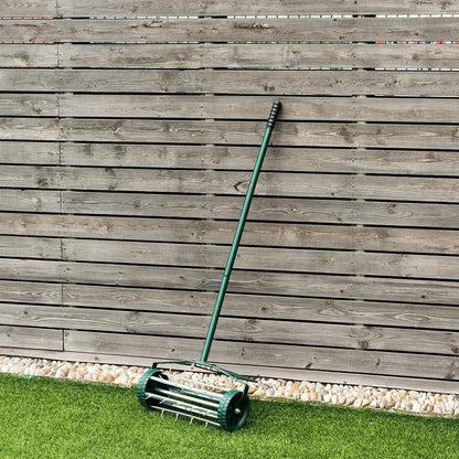 ⏳Limited-time 52% off⏰Rolling Lawn Aerator with Handle🏡🌱