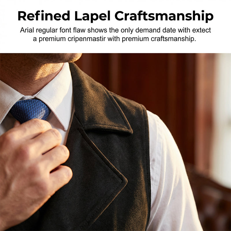 Men's Casual Retro Slim Fit Dress Vests for Suit or Tuxedo