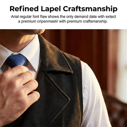 Men's Casual Retro Slim Fit Dress Vests for Suit or Tuxedo
