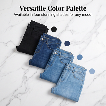 ⏰ Jetzt nur noch 50% Rabatt!🔥High-Waist Stretch-Jeans mit Schlag für Damen