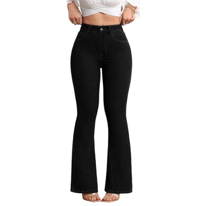 ⏰ Jetzt nur noch 50% Rabatt!🔥High-Waist Stretch-Jeans mit Schlag für Damen
