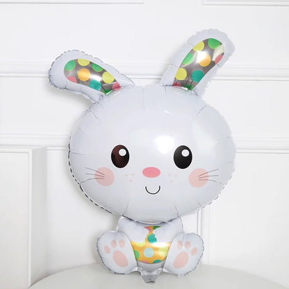 Easter Cartoon Animal Foil Balloons 🎉 Make Your Easter Unforgettable! 🐰🌸