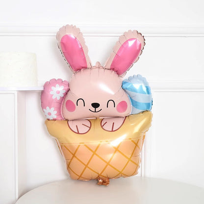 Easter Cartoon Animal Foil Balloons 🎉 Make Your Easter Unforgettable! 🐰🌸