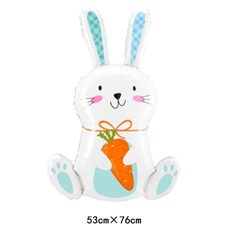 Easter Cartoon Animal Foil Balloons 🎉 Make Your Easter Unforgettable! 🐰🌸