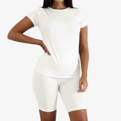 Damen Sport Top & Shorts 2-teiliges Set ✨ Müheloser Stil und ganztägiger Komfort ✨